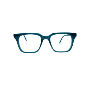 Dark Green Geometric Full Rim Acetate Unisex Eye Frame